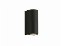 11 x gu10 dual flow buiten wandlamp – ip65 waterdicht – zwart - afbeelding 3 van  6