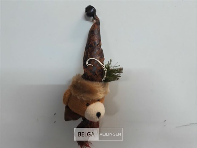 11 x hangdeco met bel in muts - afbeelding 3 van  3