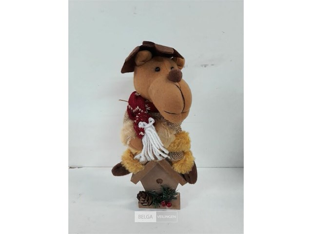 11 x kerstfiguur op vogelhuisje 11 cm 3 assorti - afbeelding 3 van  3