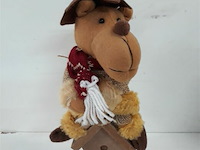 11 x kerstfiguur op vogelhuisje 11 cm 3 assorti - afbeelding 3 van  3