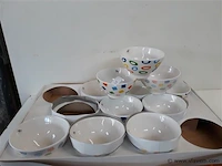 11 x ontbijtkom 14 cm - afbeelding 1 van  2