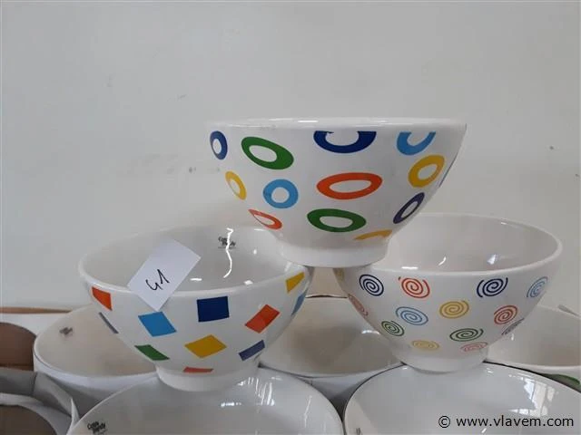 11 x ontbijtkom 14 cm - afbeelding 2 van  2