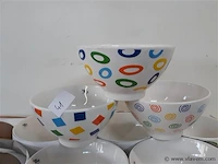 11 x ontbijtkom 14 cm - afbeelding 2 van  2