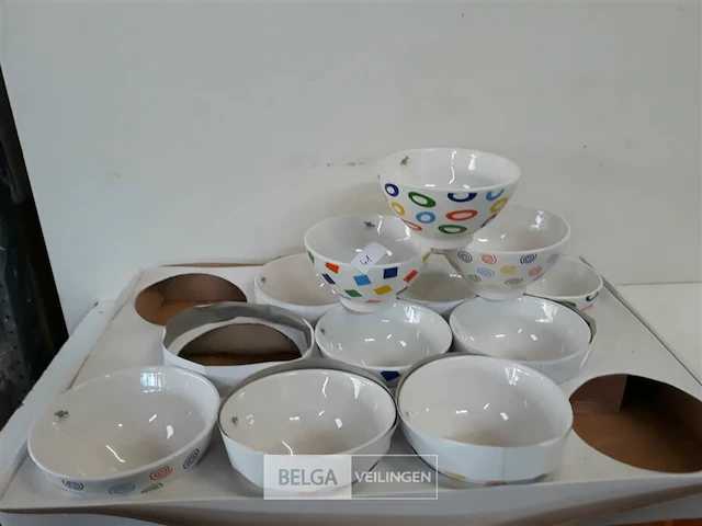 11 x ontbijtkom 14 cm - afbeelding 1 van  3