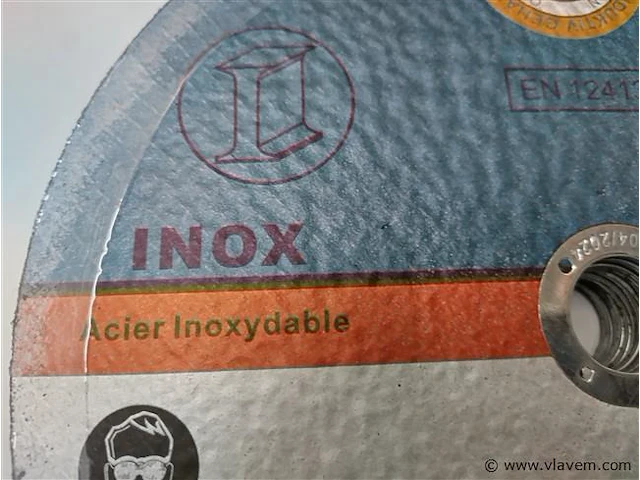 11 x slijpschijf metaal 230 x 2 mm inox - afbeelding 4 van  6