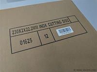 11 x slijpschijf metaal 230 x 2 mm inox - afbeelding 6 van  6
