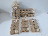 11 x t-lichtjes goudkleur 8 stuks - afbeelding 1 van  2