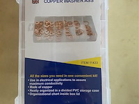 110 delige koperringenset - afbeelding 1 van  2