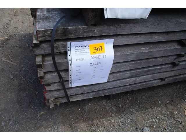 1,10 m³ eiken planken 54mm - afbeelding 2 van  4