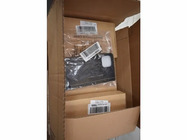 111x lederen hoes iphone 12 pro (92xrood + 19 zwart) - afbeelding 5 van  5