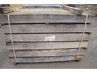 1,12 m³ industrieel eiken balken 130x220 - afbeelding 1 van  5