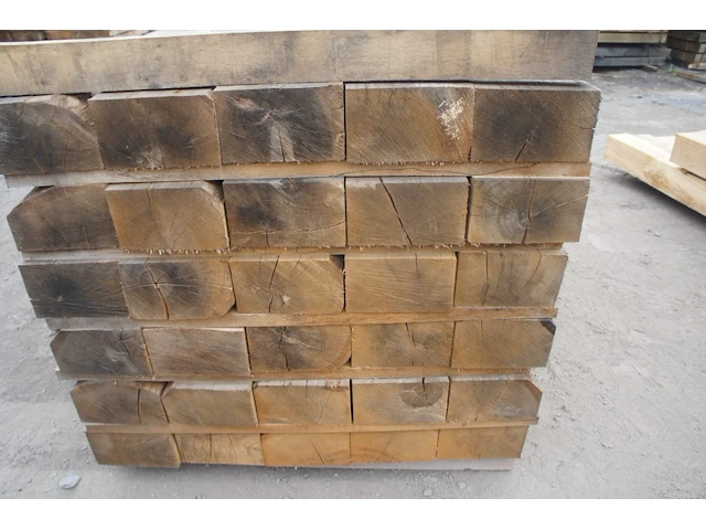 1,12 m³ industrieel eiken balken 130x220 - afbeelding 3 van  5