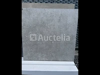 112m² buitentegels, blauwe steen effect 80x80 x20mm, nieuw verpakt - afbeelding 1 van  2