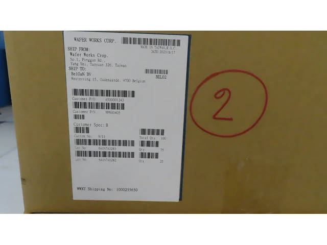 1137x wafer - 150 mm 100 low resistivity arsenic doped polished silicon wafers - afbeelding 2 van  4