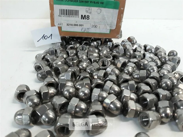115 x dopmoer inox a2 m 8 - afbeelding 3 van  3