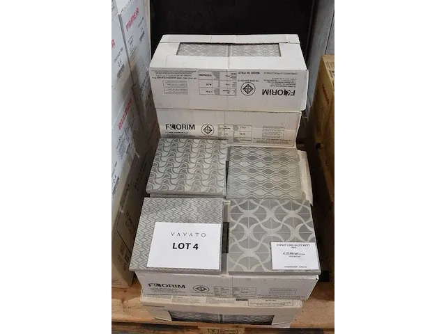 11,52 m² - 20x20 cm - esprit gris matt rect - afbeelding 3 van  3