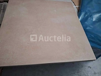 11,52m² buitentegels, ceres beige 60x60 x20mm, betoneffect, nieuw verpakt - afbeelding 2 van  2