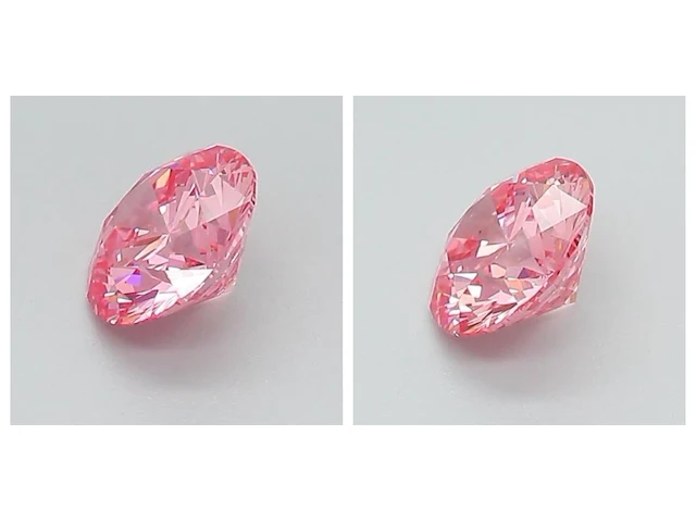1.17ct fancy vivid pink vs1/vs2 with igi certificate - afbeelding 2 van  6