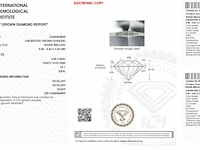 1.17ct fancy vivid pink vs1/vs2 with igi certificate - afbeelding 5 van  6
