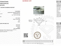 1.17ct fancy vivid pink vs1/vs2 with igi certificate - afbeelding 6 van  6