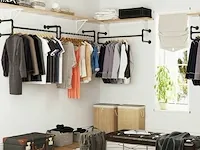11x 2 muur kledingstangen - 110x30x29,3 - afbeelding 2 van  6