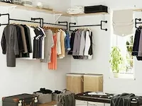 11x 2 muur kledingstangen - 110x30x29,3 - afbeelding 5 van  6