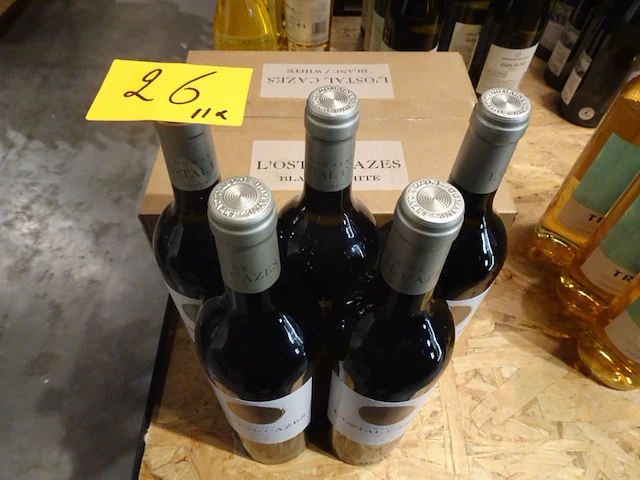 11x 75cl l'ostal cazes witte wijn - afbeelding 4 van  5