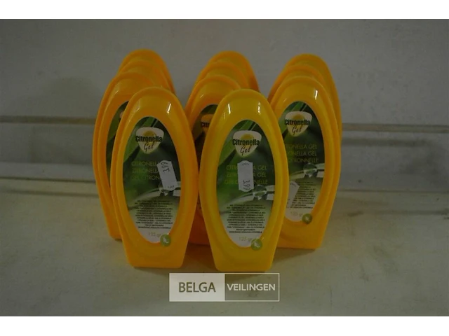 11x citronella gel anti muggen - afbeelding 1 van  3