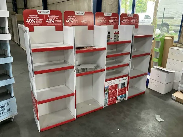 11x kartonnen display kast postel/alpina - afbeelding 4 van  9