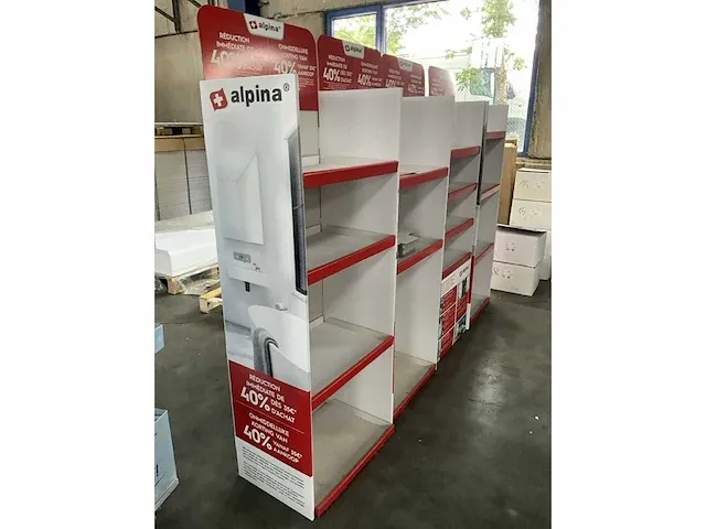 11x kartonnen display kast postel/alpina - afbeelding 5 van  9