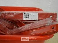 ±11x rode hoekprofielen winkelhaken - afbeelding 3 van  3