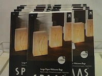 11x spaas kaarsen in zakje h=10cm - afbeelding 1 van  2