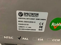 11x spectator varifocal day & night dome camera, model d3idv4-9d/52-12 - afbeelding 3 van  3