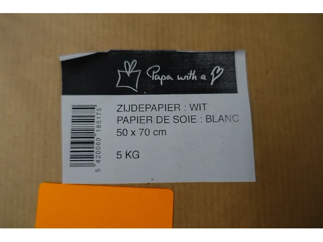 11x verpakking zijdepapier wit - afbeelding 2 van  2