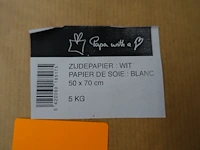 11x verpakking zijdepapier wit - afbeelding 2 van  2