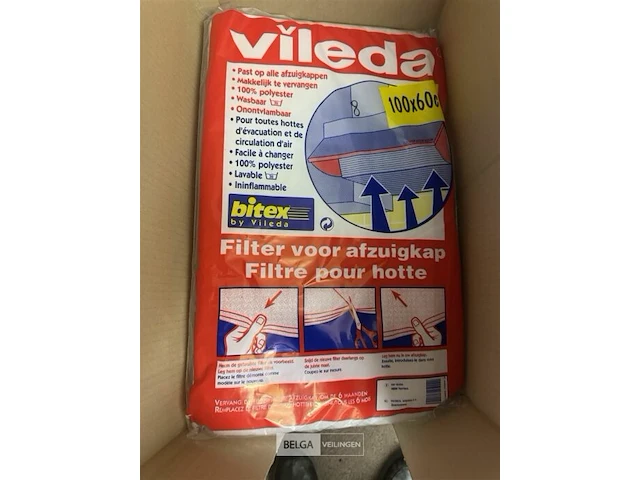 11x vileda dampkapfilters 100x60cm - afbeelding 4 van  4