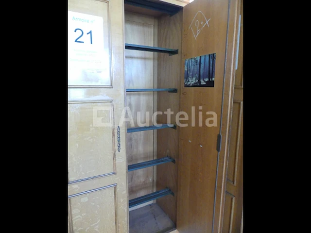 12 2-deurs eikenhouten opbergkasten - afbeelding 6 van  7