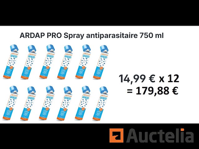 12 ardap pro ongediertebestrijding sprays 750 ml - afbeelding 1 van  5