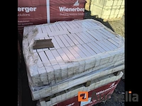 12 bakstenen pallets wienerberger kristal wit - afbeelding 5 van  8