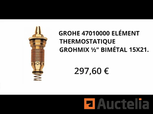 1/2" bimetaal thermokoppel voor grohe thermostatische mengkraan 47010000 - afbeelding 1 van  1