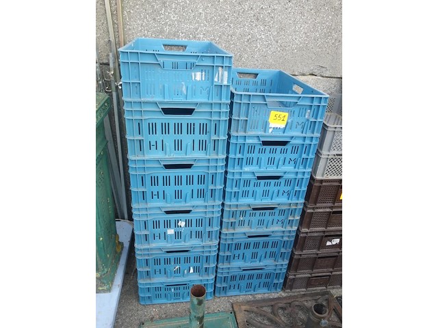 12 blauwe bakken - afbeelding 1 van  1