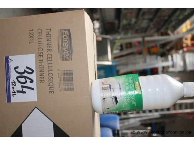 12 bussen a 1l cellulose verdunner forever - afbeelding 1 van  1