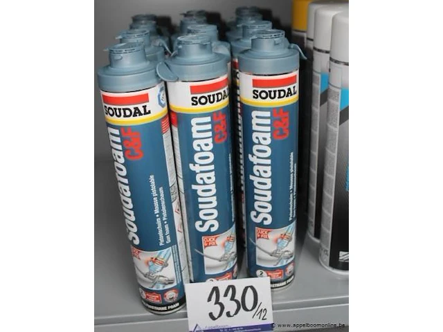 12 bussen zgn soudafoam soudal - afbeelding 1 van  1