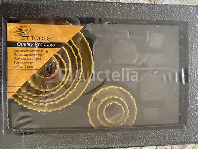 12 delige gatenboor set voor hout, kunststof, lichte metalen - afbeelding 1 van  4