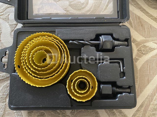 12 delige gatenboor set voor hout, kunststof, lichte metalen - afbeelding 2 van  4