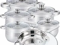 12 delige kookpanset hg1241 - afbeelding 1 van  6