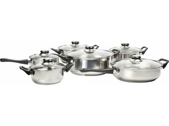 12-delige pannenset rvs - afbeelding 4 van  9