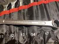 12 delige ring steeksleutelset stahlkaiser 6-22mm - afbeelding 4 van  4