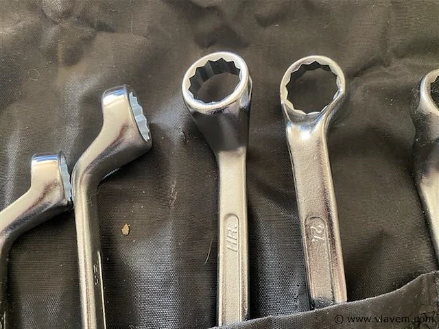 12 delige ringsleutelset 6-32mm in etui - afbeelding 3 van  4
