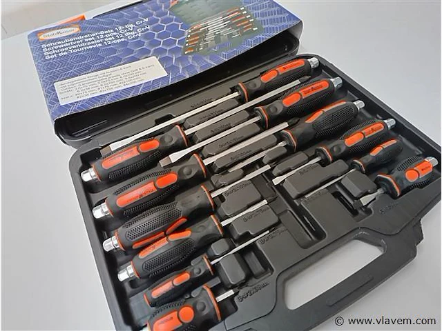 12 delige schroevendraaierset - afbeelding 1 van  5